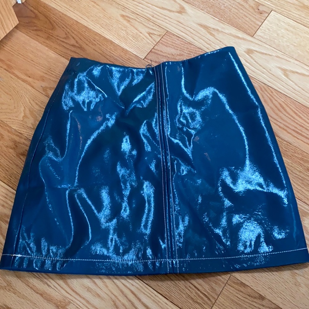 Urban Outfitters Blue patent skirt